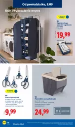 Gazetka promocyjna Lidl - GAZETKA - Gazetka - ważna od 13.09 do 13.09.2025 - strona 24 - produkty: Ser, Noż, Nożyczki, Papier, Organizer, Klej, Pojemnik