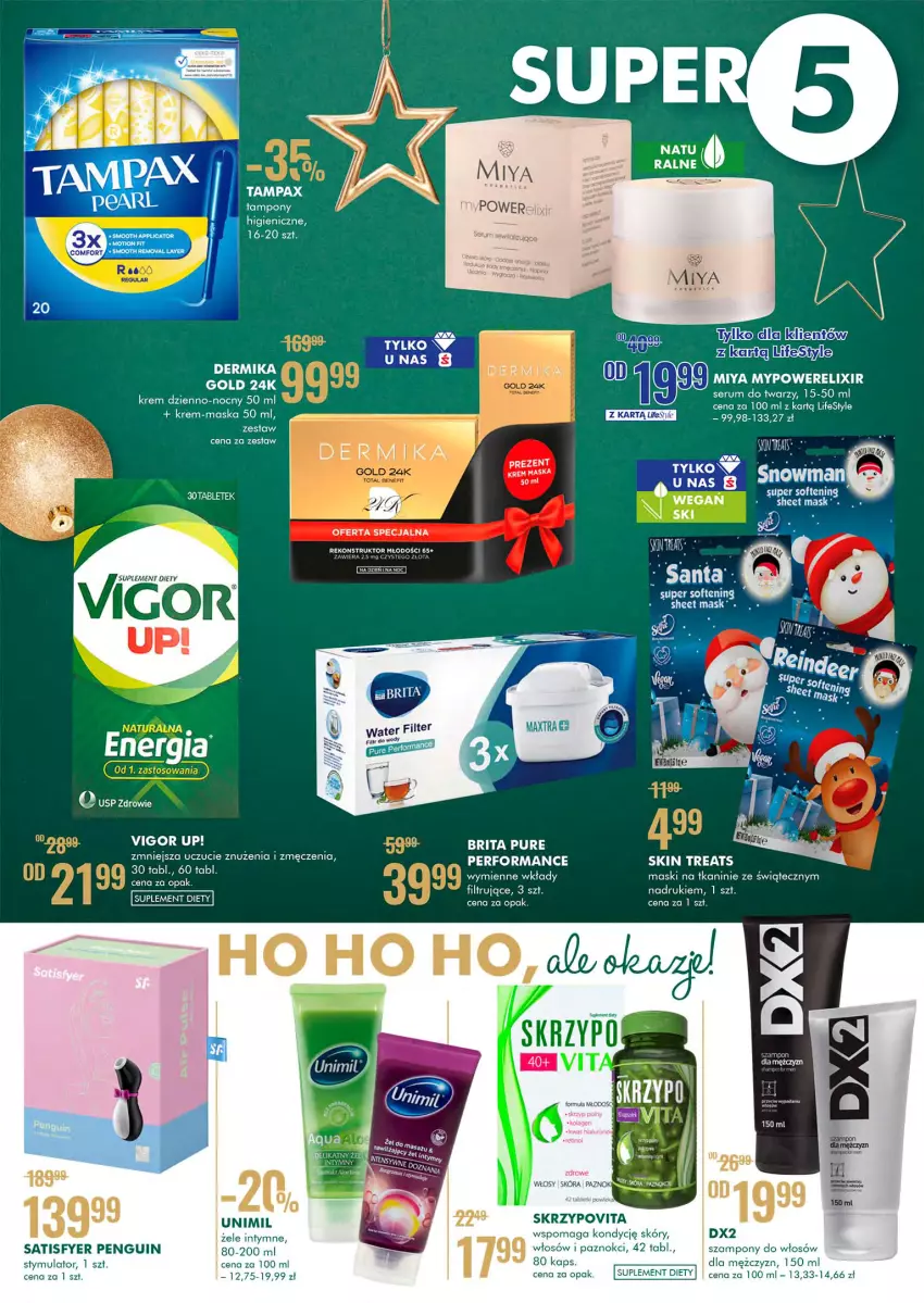 Gazetka promocyjna Super Pharm - Gazetka - ważna 29.11 do 12.12.2021 - strona 2 - produkty: Brit, Brita, Dermika, DX2, Pur, Rum, Sati, Ser, Serum, Suplement diety, Szampon, Tablet, Tampony, Unimil, Vigor up!, Zdrowie