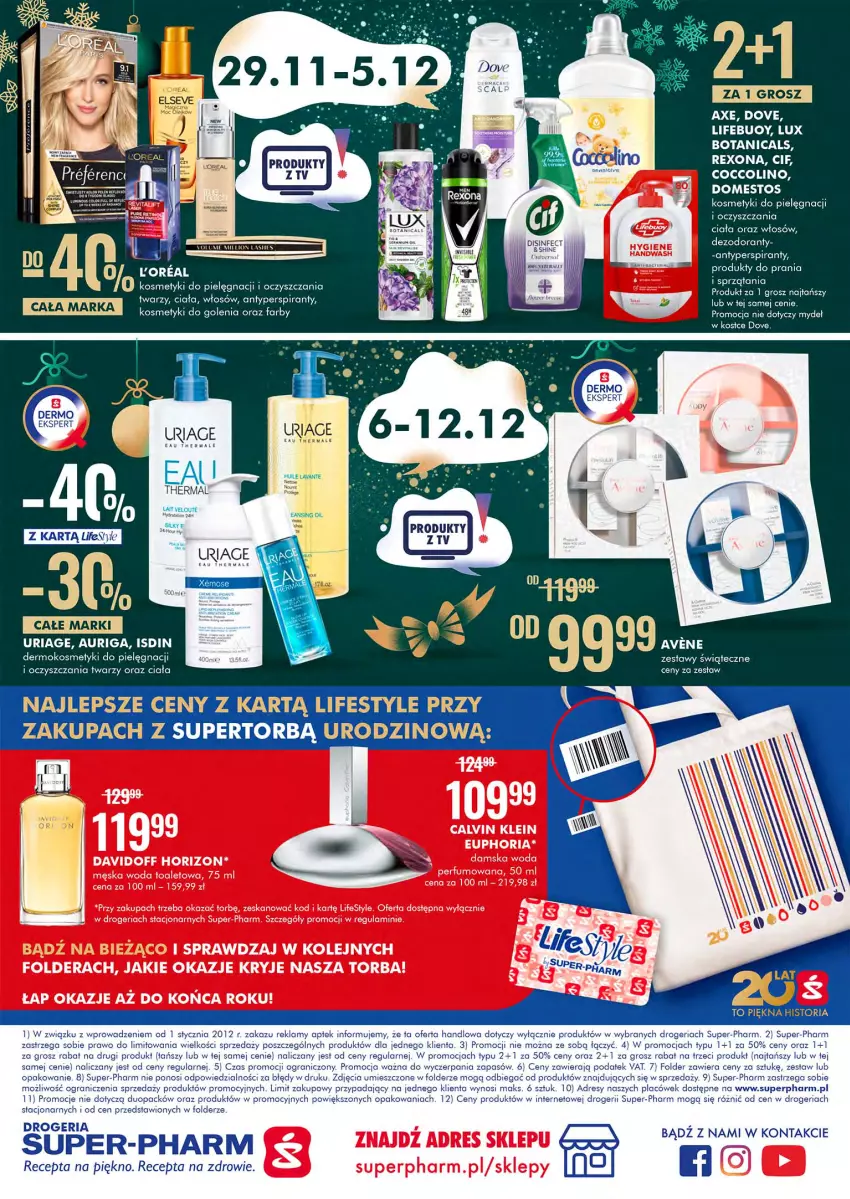 Gazetka promocyjna Super Pharm - Gazetka - ważna 29.11 do 12.12.2021 - strona 24 - produkty: Antyperspirant, Coccolino, Dezodorant, Domestos, Dove, Dres, Fa, Gra, Kosmetyki do pielęgnacji, Rexona, Zdrowie