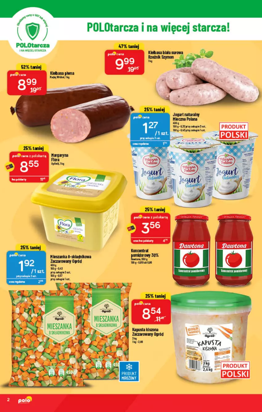 Gazetka promocyjna PoloMarket - Gazetka pomocyjna - ważna 02.02 do 08.02.2022 - strona 2 - produkty: Dawtona, Kiełbasa, Kiełbasa piwna