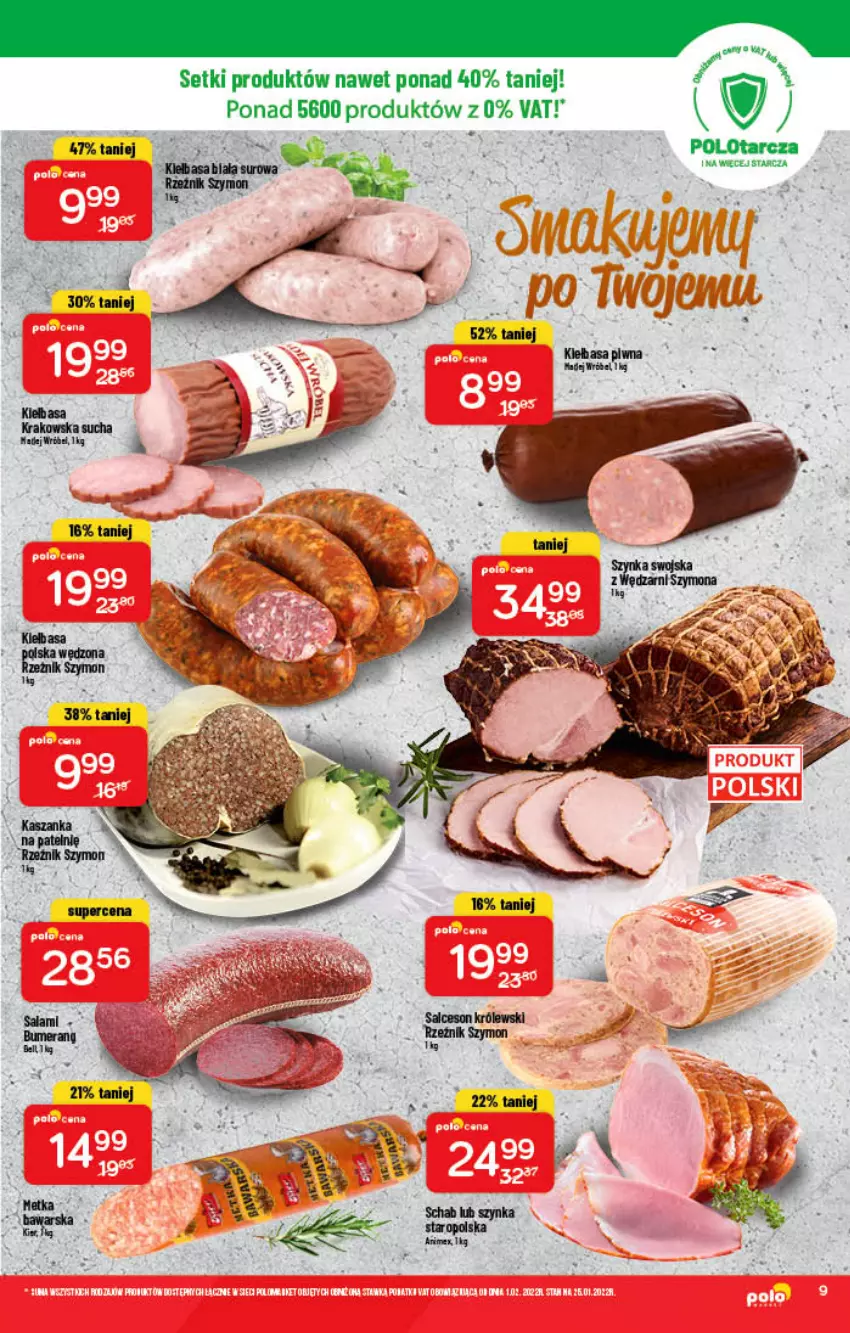 Gazetka promocyjna PoloMarket - Gazetka pomocyjna - ważna 02.02 do 08.02.2022 - strona 9 - produkty: Kiełbasa, Królewski, Salceson