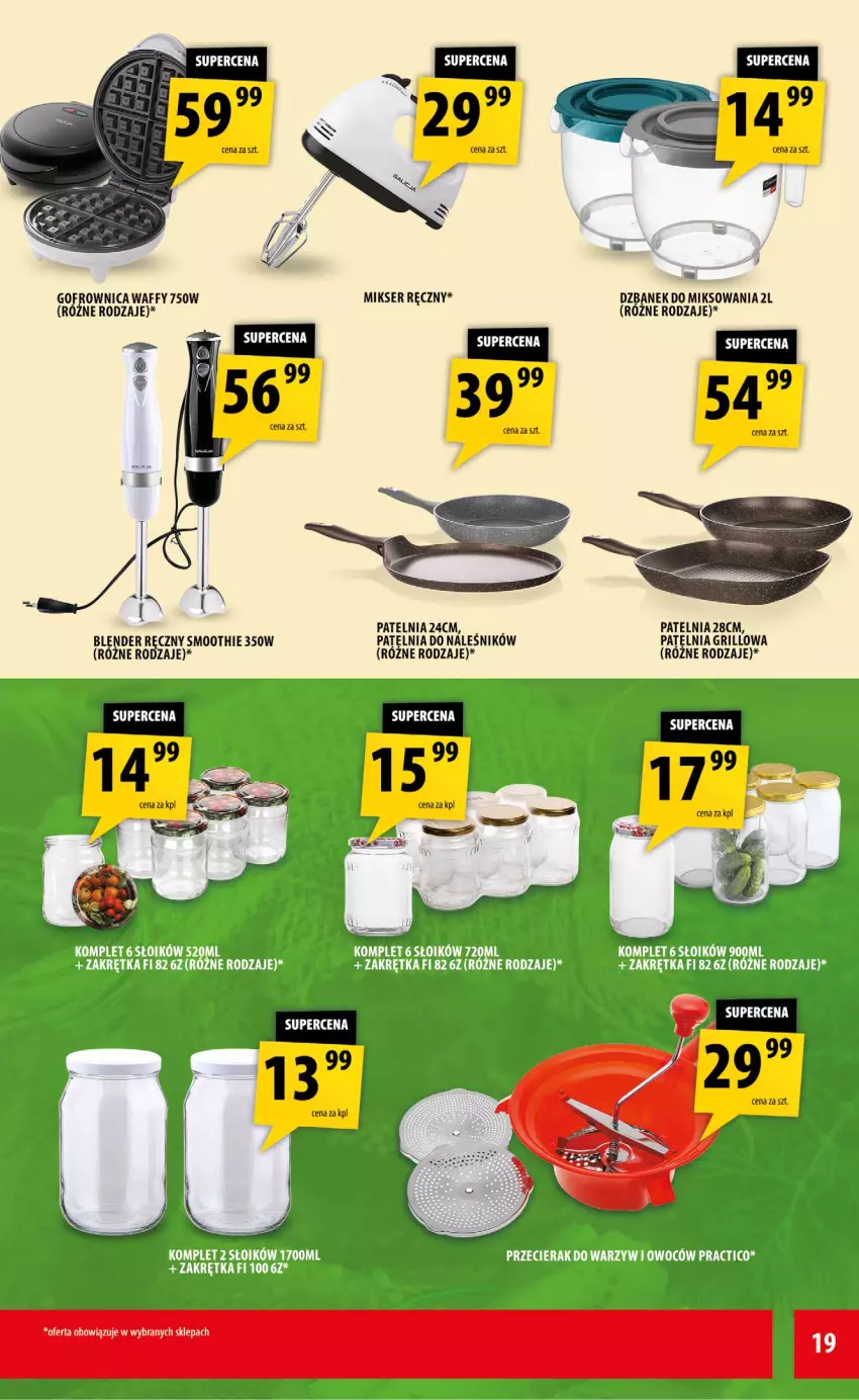 Gazetka promocyjna Arhelan - Gazetka - ważna 17.07 do 26.07.2026 - strona 19 - produkty: Blender, Blender ręczny, Dzbanek, Gofrownica, Grill, Mikser, Mikser ręczny, Patelnia, Patelnia grillowa, Ser, Smoothie