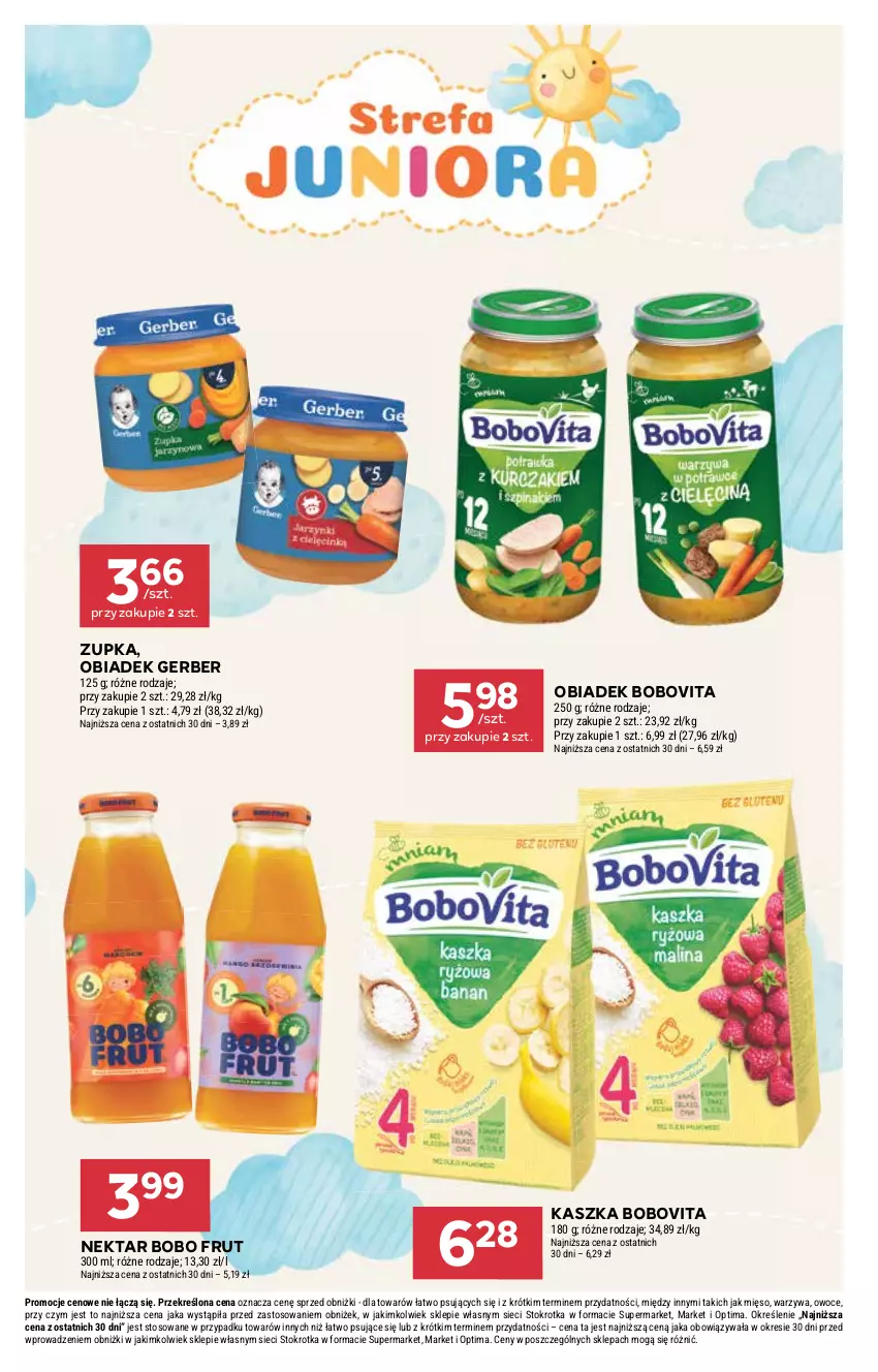 Gazetka promocyjna Stokrotka - Market - ważna 15.01 do 21.01.2026 - strona 18 - produkty: BoboVita, Gerber, Mięso, Nektar, Optima, Owoce, Warzywa