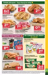Gazetka promocyjna Stokrotka - Market - Gazetka - ważna od 21.01 do 21.01.2026 - strona 5 - produkty: Piec, Ciastka, Warzywa, Gra, Hot dog, Parówki, Optima, Pizza, Mąka, Pieczywo, Danio, Owoce, Kabanos, Donut, Gala, Berlinki, Bułka, Mięso, Jabłka, NOWAK