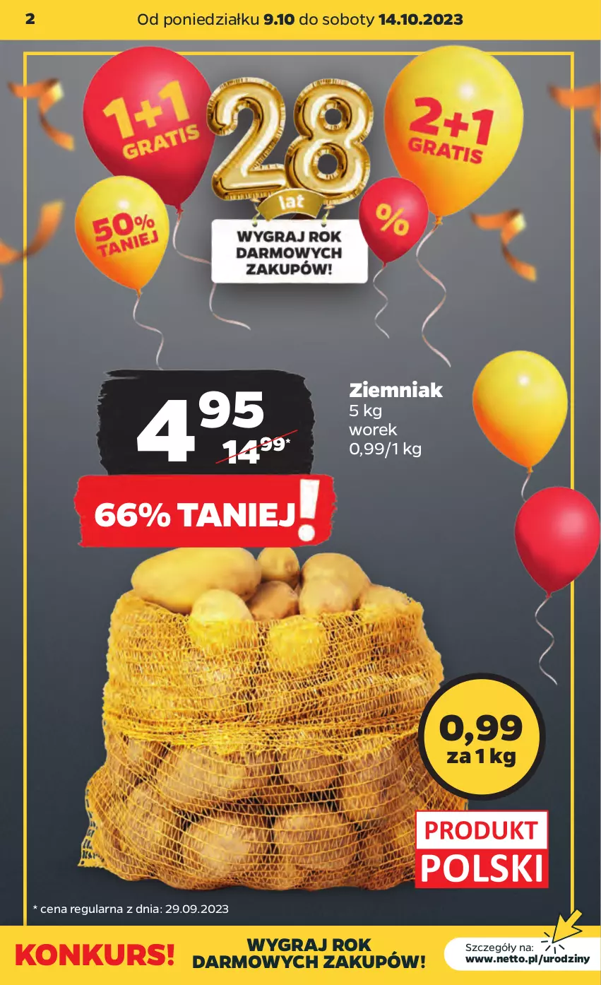 Gazetka promocyjna Netto - Artykuły spożywcze - ważna 09.10 do 14.10.2023 - strona 2 - produkty: Gra