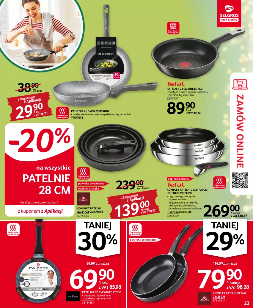 Gazetka promocyjna Selgros - Oferta przemysłowa - ważna 17.11 do 30.11.2022 - strona 23 - produkty: Patelnia, Piec, Piekarnik, Ser, Stół