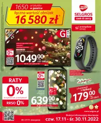 Gazetka promocyjna Selgros - Oferta przemysłowa - Gazetka - ważna od 30.11 do 30.11.2022 - strona 1 - produkty: Por, Amol, Papier, Smartband, Sport, Android TV, Telewizor, Gala, Smartfon, LG