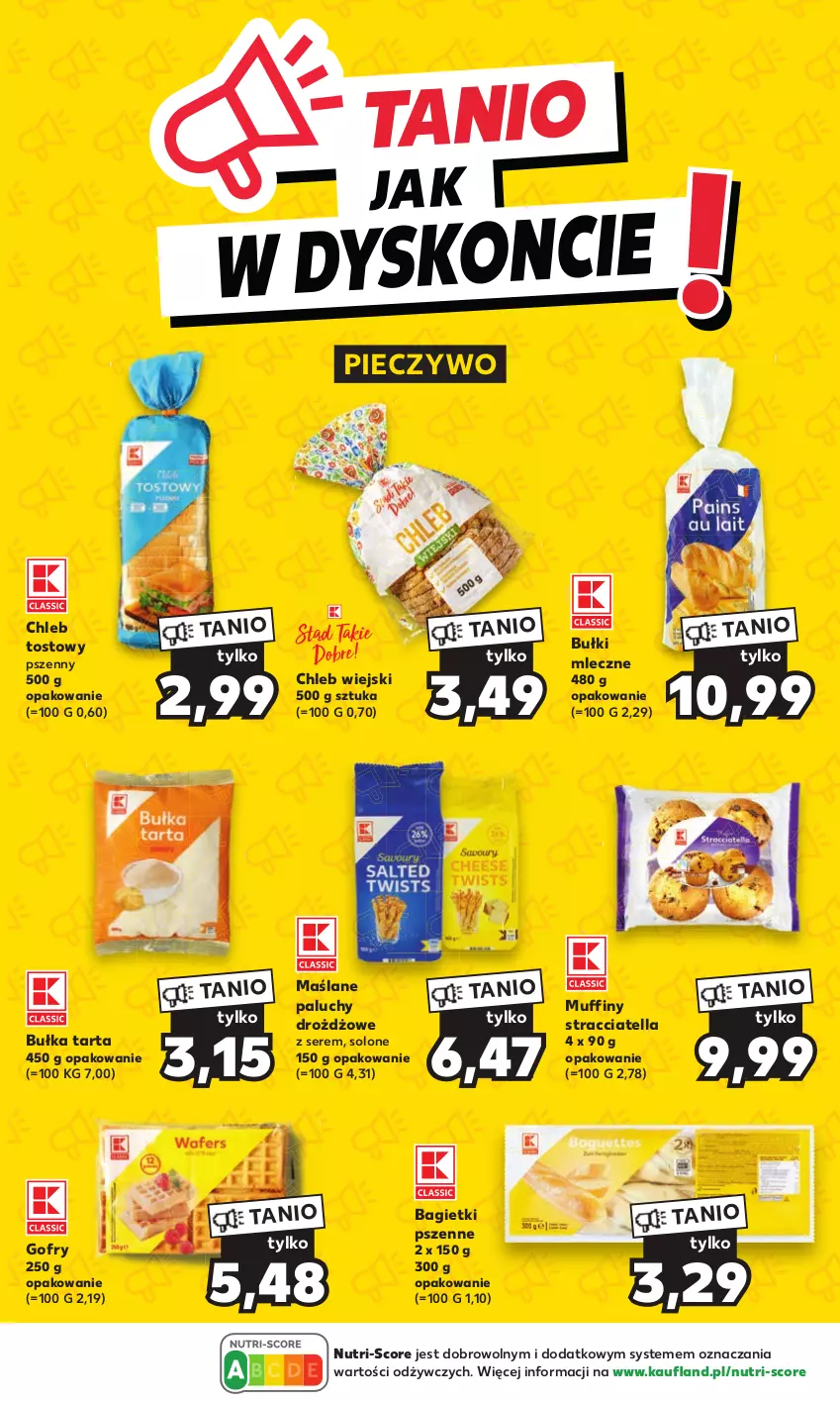 Gazetka promocyjna Kaufland - Kaufland - ważna 23.11 do 06.12.2023 - strona 2 - produkty: Bułka, Bułka tarta, Chleb, Chleb tostowy, Gofry, Muffiny, Piec, Pieczywo, Ser, Tarta