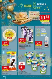 Gazetka promocyjna Auchan - Gazetka Magia Świąt Część 4 Hipermarket Auchan - Gazetka - ważna od 13.12 do 13.12.2023 - strona 14 - produkty: Jogurt naturalny, AEG, Mleko bez laktozy, Jogurt, Słynne, Kinder, Mleko