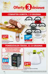 Gazetka promocyjna Auchan - Gazetka Magia Świąt Część 4 Hipermarket Auchan - Gazetka - ważna od 13.12 do 13.12.2023 - strona 4 - produkty: Piwa, Piwo, Por, Koc, Gra, Czajnik, Ambition, Tarczyński, Okocim