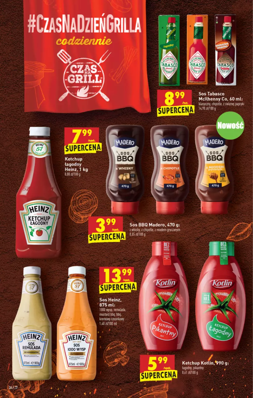 Gazetka promocyjna Biedronka - W tym tygodniu - ważna 22.04 do 28.04.2021 - strona 26 - produkty: Fa, Gry, Heinz, Ketchup, Kotlin, Sos, Waga, Whisky