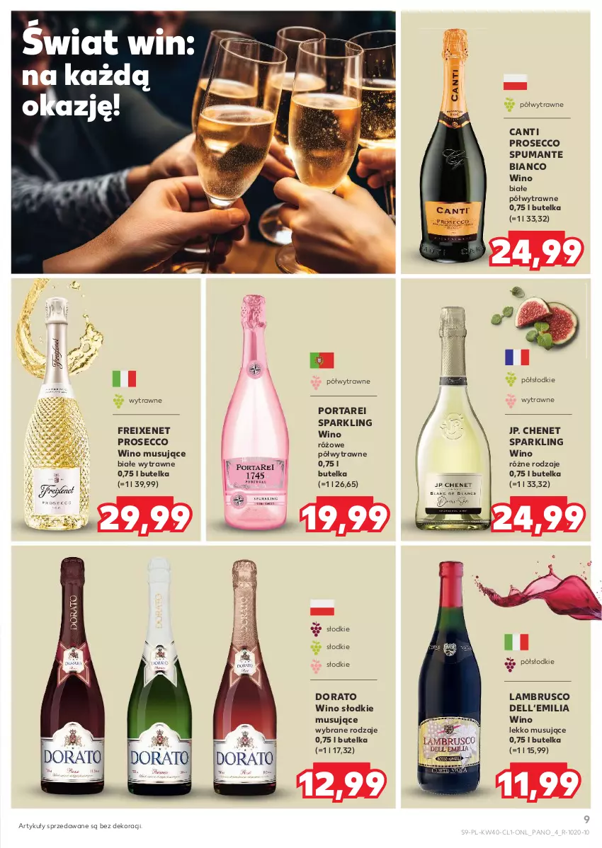 Gazetka promocyjna Kaufland - Barek Kauflandu - ważna 03.10 do 16.10.2024 - strona 9 - produkty: Dell, Mus, Por, Prosecco, Puma, Wino, Wino białe, Wino musujące