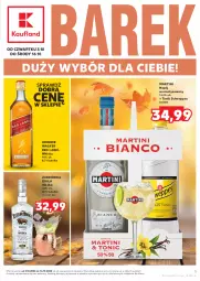 Gazetka promocyjna Kaufland - Barek Kauflandu - Gazetka - ważna od 16.10 do 16.10.2024 - strona 1 - produkty: Martini, Johnnie Walker, Schweppes, Tonik, Wódka, Whisky, Napój