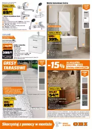 Gazetka promocyjna Obi - Gazetka OBI - Gazetka - ważna od 06.05 do 06.05.2025 - strona 15 - produkty: Kabina prysznicowa, Kompakt WC, Bateria umywalkowa, Bateria prysznicowa, Sok, Ser, Por, Tablet, Słupek, Termos, Klej, Deska wolnoopadająca, Meble łazienkowe, Uchwyty, Tran, Rasco, Perła, Szafka, Rolki, Bateria wannowa, Bateria, Brodzik, Gres, Meble, Miska, Lakier