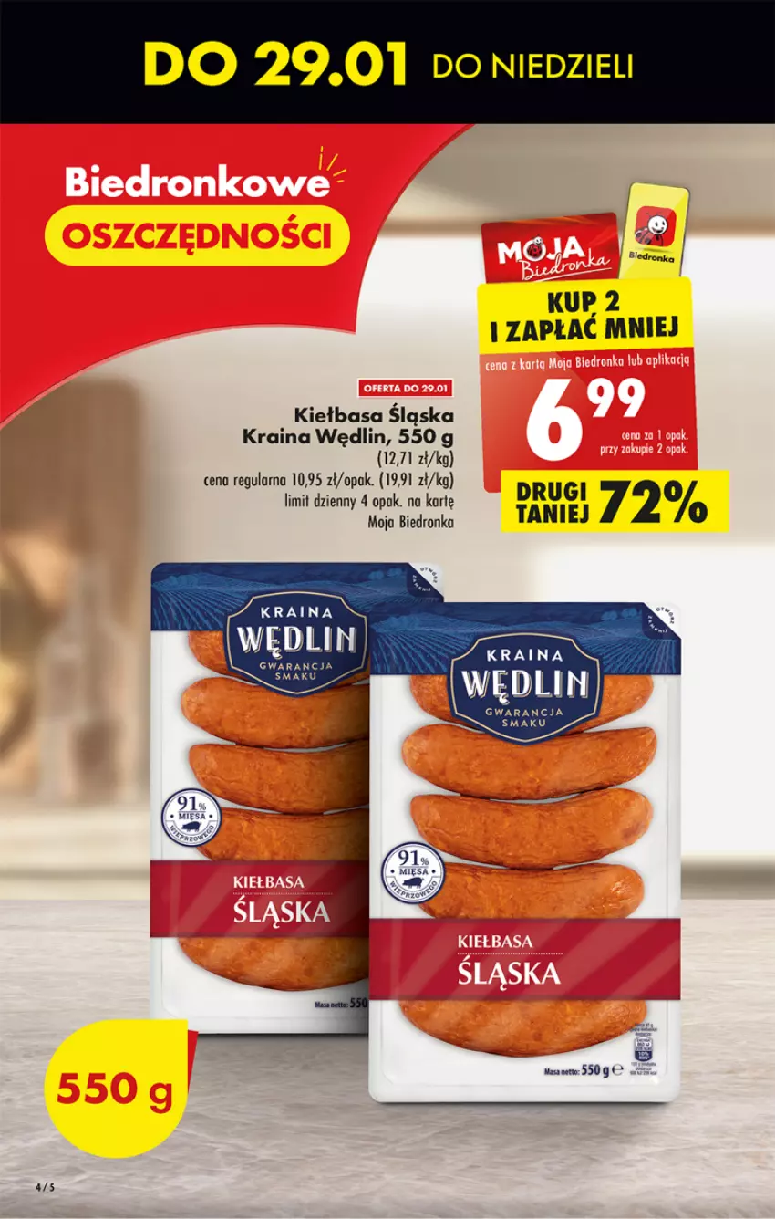 Gazetka promocyjna Biedronka - Gazetka - Biedronka.pl - ważna 26.01 do 01.02.2023 - strona 4 - produkty: Dron, Fa, Kiełbasa, Kiełbasa śląska