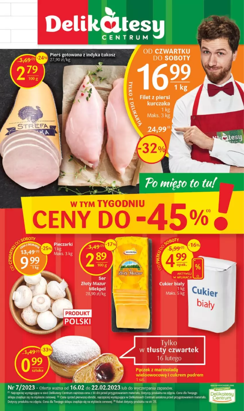 Gazetka promocyjna Delikatesy Centrum - Gazetka DC07 - ważna 16.02 do 22.02.2023 - strona 1 - produkty: Fa, Kosz, Rum