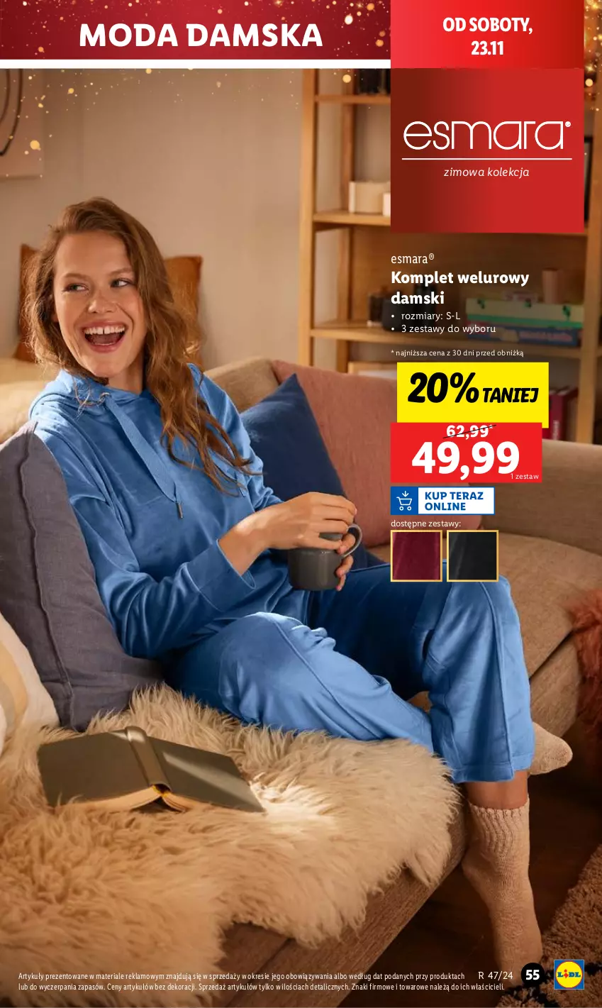 Gazetka promocyjna Lidl - GAZETKA - ważna 18.11 do 23.11.2024 - strona 59 - produkty: Moda