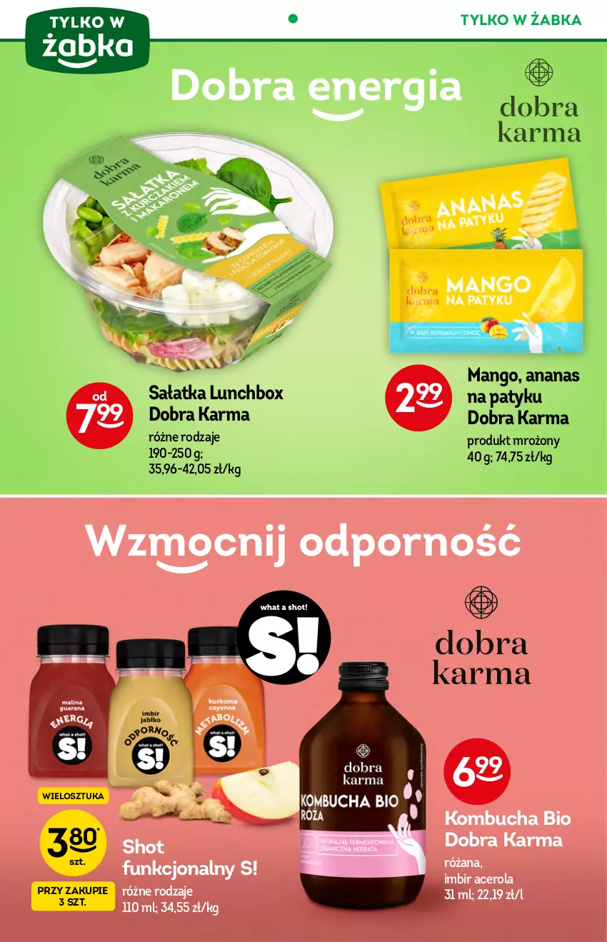 Gazetka promocyjna Żabka - ważna 22.09 do 28.09.2021 - strona 36 - produkty: Acer, Ananas, Imbir, Mango, Por, Róża, Sałat, Sałatka