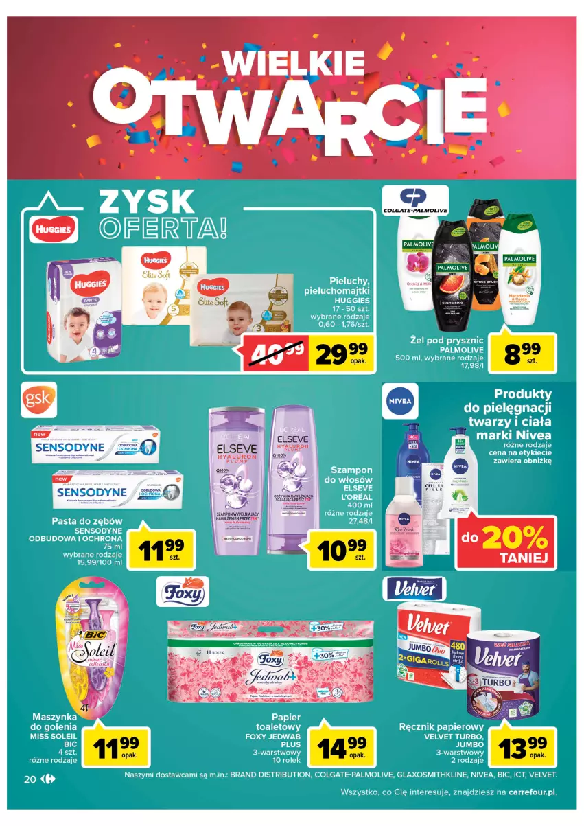 Gazetka promocyjna Carrefour - Gazetka Wielkie Otwarcie Bielany Wrocławskie - ważna 10.08 do 13.08.2022 - strona 20 - produkty: Colgate, Elseve, LG, Palmolive, Sensodyne