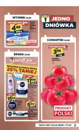 Gazetka promocyjna Netto - Gazetka spożywcza - Gazetka - ważna od 27.06 do 27.06.2021 - strona 3 - produkty: Balsam po goleniu, Nivea Men, Krem do golenia, Woda po goleniu, Woda, Masło, Nivea, Pomidor malinowy