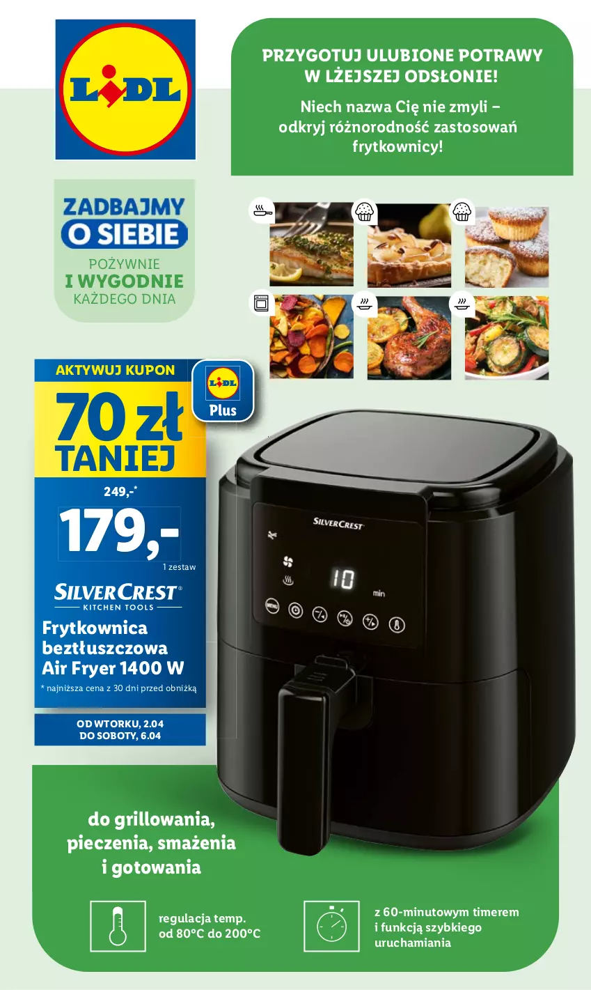 Gazetka promocyjna Lidl - GAZETKA - ważna 02.04 do 03.04.2024 - strona 14 - produkty: Grill, Piec