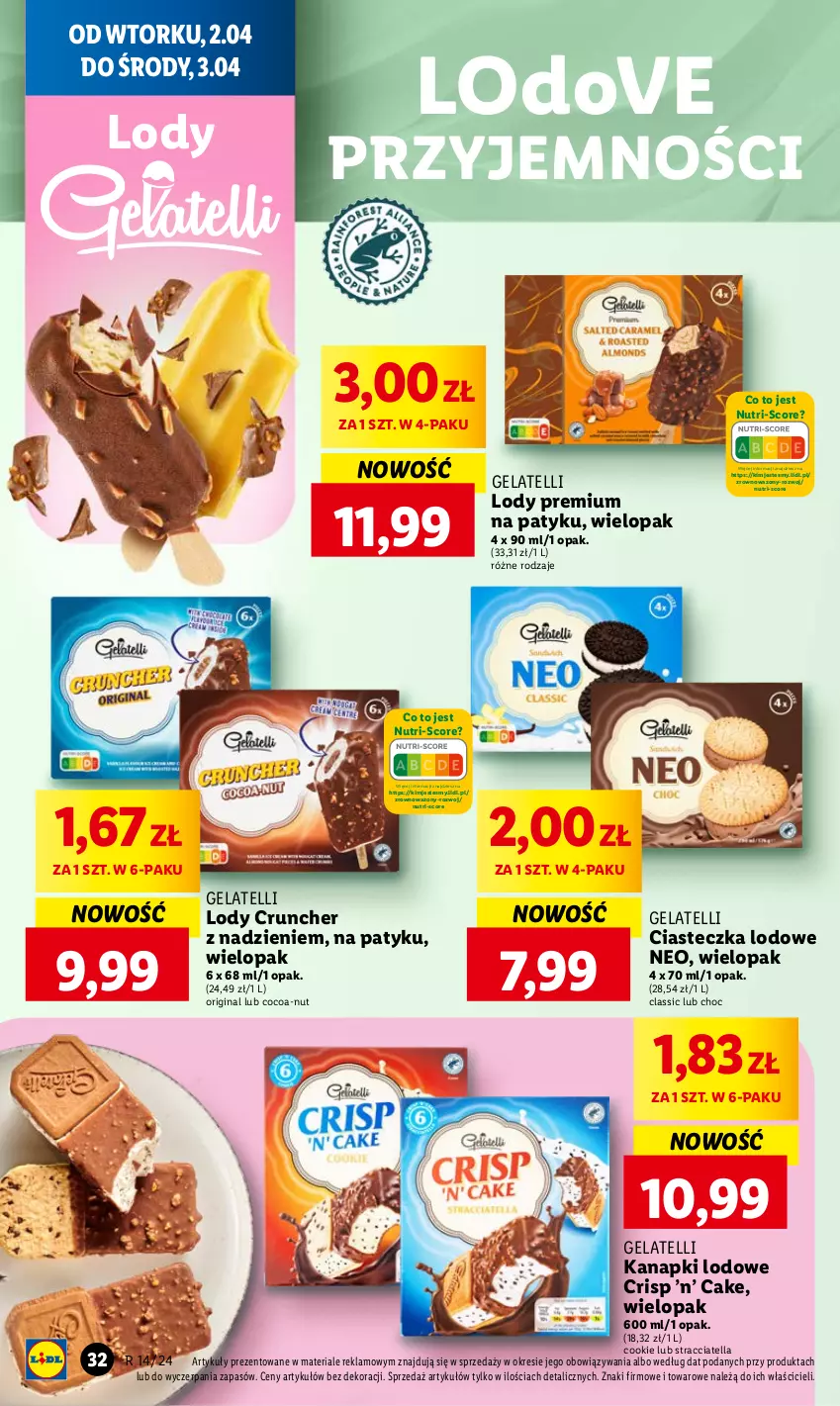 Gazetka promocyjna Lidl - GAZETKA - ważna 02.04 do 03.04.2024 - strona 36 - produkty: Dove, Gin, Lody, Wazon