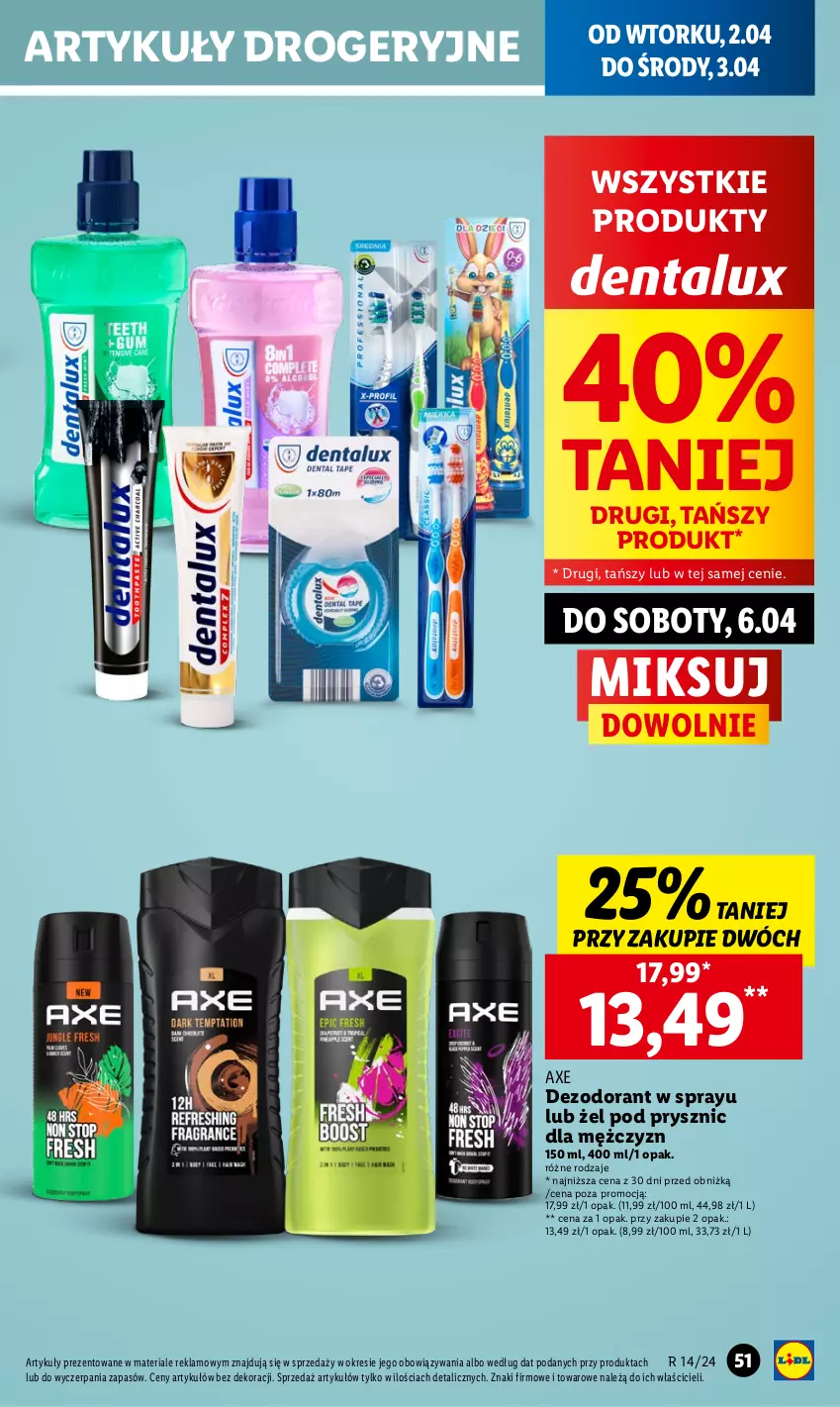 Gazetka promocyjna Lidl - GAZETKA - ważna 02.04 do 03.04.2024 - strona 55 - produkty: Dezodorant