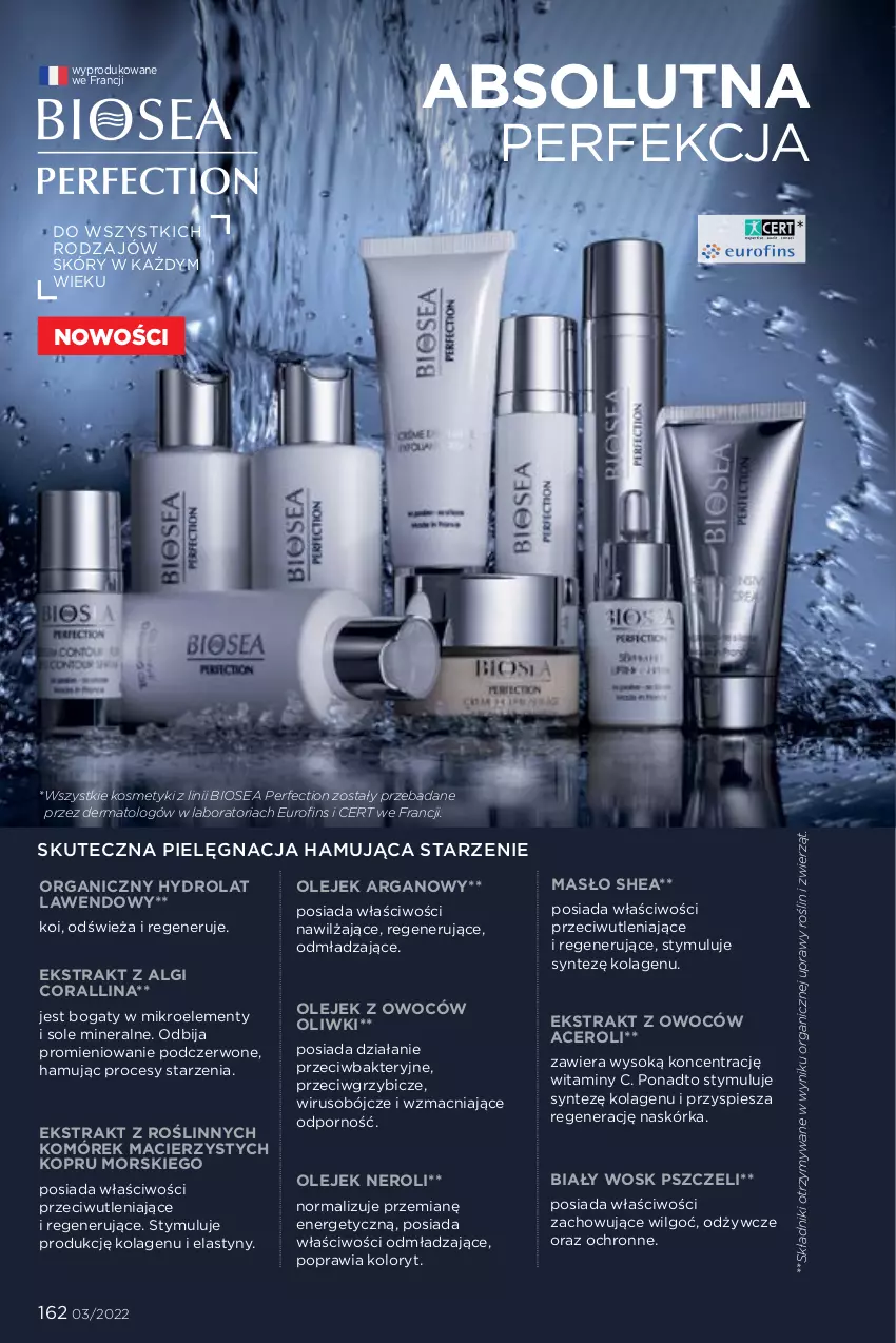 Gazetka promocyjna Faberlic - ważna 07.02 do 20.02.2022 - strona 162 - produkty: Absolut, Acer, BIC, Hydrolat, Kolagen, LG, Masło, Olej, Oliwki, Por, Sok