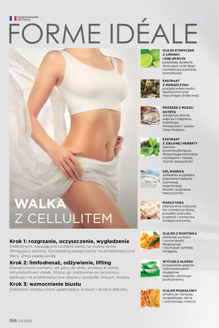 Gazetka promocyjna Faberlic - ważna 07.02 do 20.02.2022 - strona 166 - produkty: Grejpfrut, Kolagen, Magnez, Masło, Mus, Olej, Peeling, Sól, Wagi