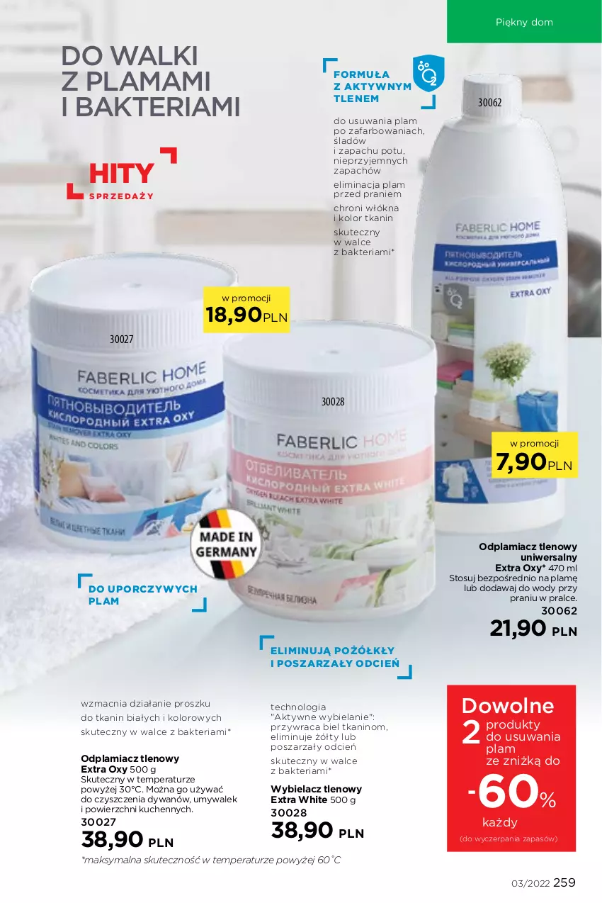 Gazetka promocyjna Faberlic - ważna 07.02 do 20.02.2022 - strona 259 - produkty: Cień, Dywan, Fa, Odplamiacz, Por