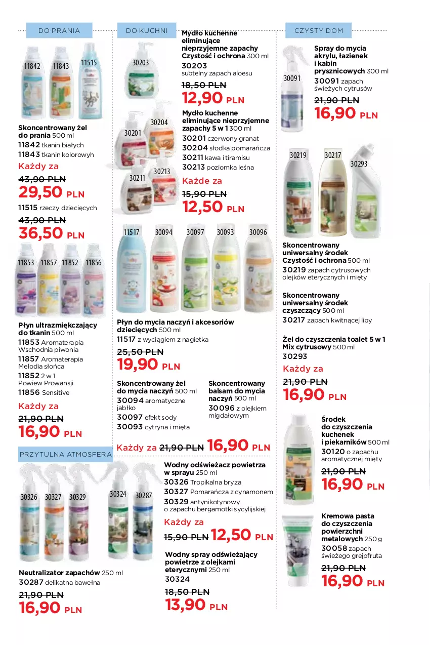 Gazetka promocyjna Faberlic - ważna 07.02 do 20.02.2022 - strona 274 - produkty: Balsam do mycia naczyń, Bryza, Do mycia naczyń, Dzieci, Gra, Granat, Grejpfrut, Kawa, Mięta, Mydło, Odświeżacz powietrza, Olej, Piekarnik, Piwo, Płyn do mycia, Płyn do mycia naczyń, Tera, Wełna