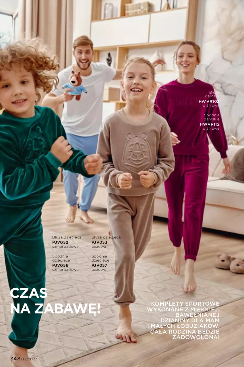 Gazetka promocyjna Faberlic - ważna 07.02 do 20.02.2022 - strona 348 - produkty: Bluza, Dzieci, Por, Spodnie, Sport