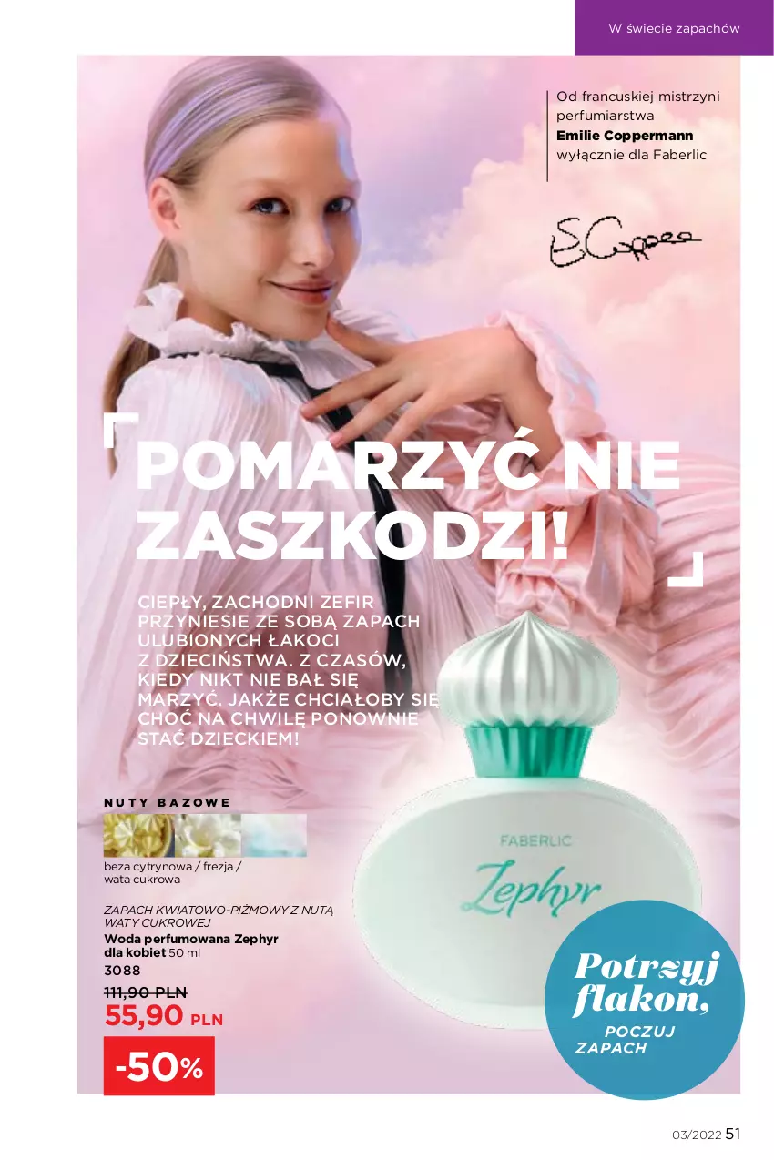 Gazetka promocyjna Faberlic - ważna 07.02 do 20.02.2022 - strona 51 - produkty: Dzieci, Fa, Koc, Nuty, Perfum, Wata cukrowa, Woda, Woda perfumowana