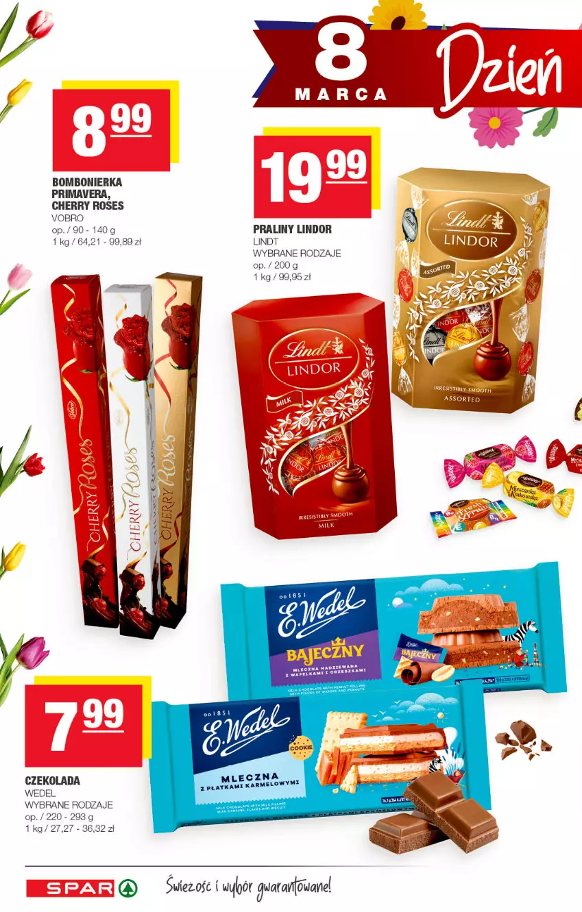 Gazetka promocyjna Spar - Spar - ważna 02.03 do 12.03.2022 - strona 2 - produkty: Czekolada, Lindor, Lindt, Praliny, Prima, Primavera