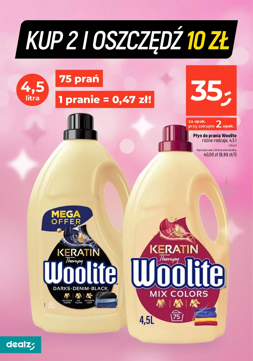 Gazetka promocyjna Dealz - MAKE A DEALZ - ważna 02.01 do 10.01.2024 - strona 10 - produkty: Ariel, Płyn do prania, Pralki, Proszek do prania, Pur, Woolite