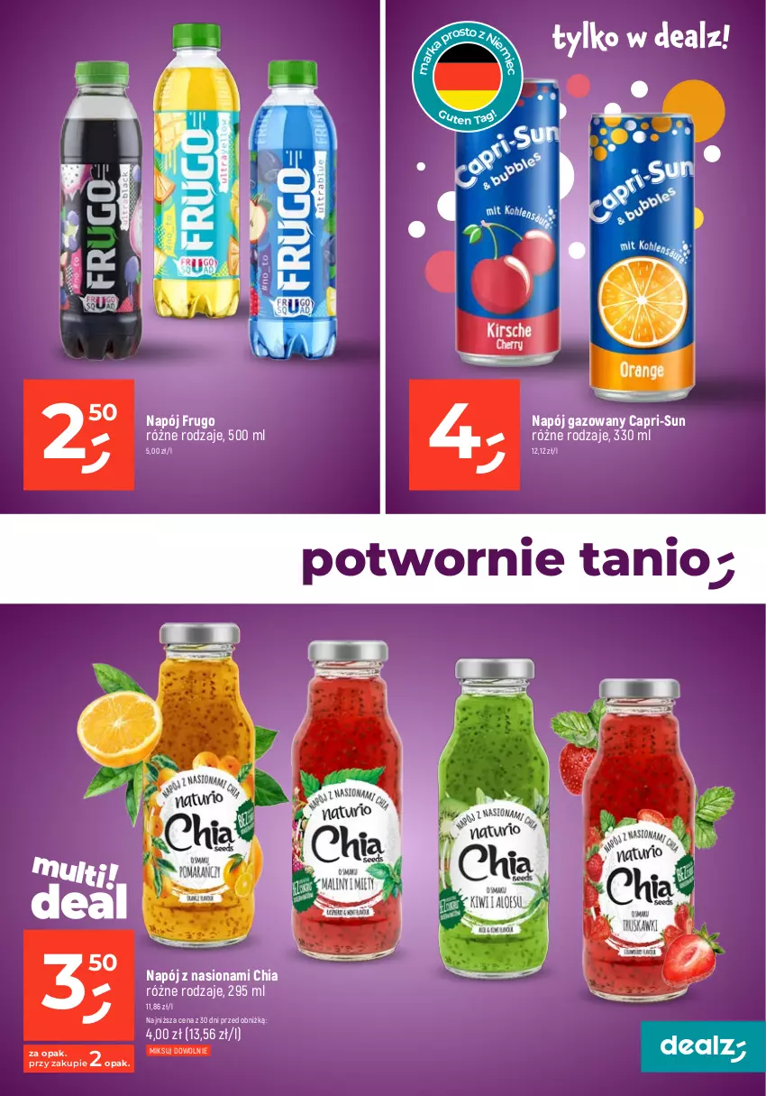 Gazetka promocyjna Dealz - MAKE A DEALZ - ważna 02.01 do 10.01.2024 - strona 31 - produkty: Chia, Gra, Napój, Napój gazowany