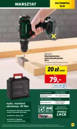 Gazetka promocyjna Lidl - GAZETKA - Gazetka - ważna od 22.06 do 22.06.2024 - strona 17 - produkty: Parkside, Akumulatorowa wiertarkowkrętark, Walizka, Wiertarkowkrętarka, Tarka, Wkręt, Wkrętarka, Akumulator