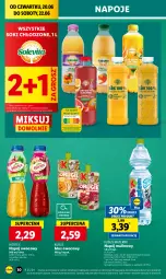 Gazetka promocyjna Lidl - GAZETKA - Gazetka - ważna od 22.06 do 22.06.2024 - strona 38 - produkty: Sok, Mus, Napoje, Wazon, Kubuś Waterrr, Kubuś, Napój, Mięta, Hortex