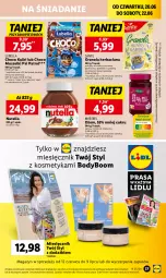 Gazetka promocyjna Lidl - GAZETKA - Gazetka - ważna od 22.06 do 22.06.2024 - strona 45 - produkty: Lubella, Earl Grey, Nutella, Mus, Gra, Róża, Bell, Body, Morela, Dżem, Wazon, Sante, Bella, Granola, Psi Patrol