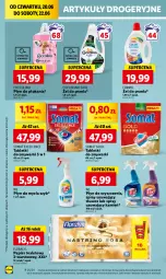 Gazetka promocyjna Lidl - GAZETKA - Gazetka - ważna od 22.06 do 22.06.2024 - strona 54 - produkty: Coccolino, Somat gold, Papier, Tablet, Papier toaletowy, Płyn do płukania, Somat, Płyn do mycia, Zmywarki, Flora, Tabletki do zmywarki