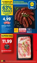 Gazetka promocyjna Lidl - GAZETKA - Gazetka - ważna od 22.06 do 22.06.2024 - strona 8 - produkty: Boczek bez kości, Boczek, Kiełbasa, Kiełbasa śląska