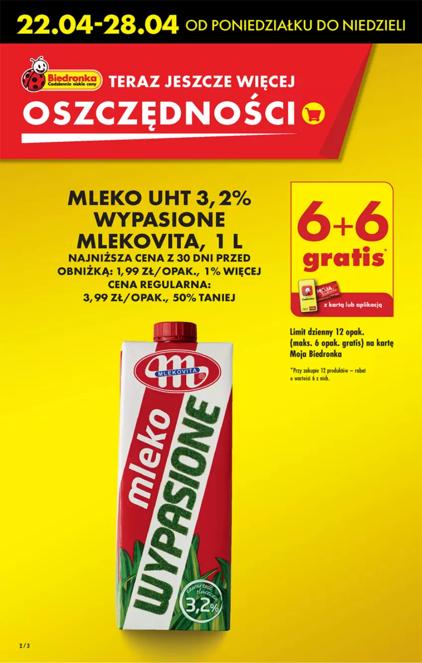 Gazetka promocyjna Biedronka - Od poniedzialku - ważna 22.04 do 27.04.2024 - strona 4 - produkty: Dron, Gra, Mleko, Mlekovita, Tera