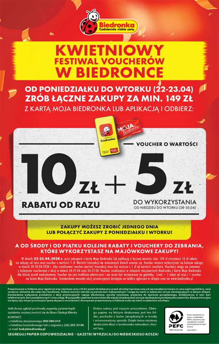 Gazetka promocyjna Biedronka - Od poniedzialku - ważna 22.04 do 27.04.2024 - strona 58 - produkty: Dron, Fa, Gra, Kosz, Napoje, Papier, Por, Telefon