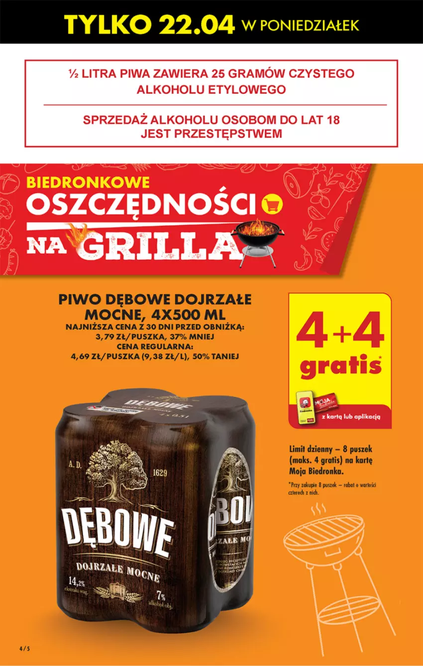 Gazetka promocyjna Biedronka - Od poniedzialku - ważna 22.04 do 27.04.2024 - strona 6 - produkty: Dron, Gra, Grill, Piwa, Piwo