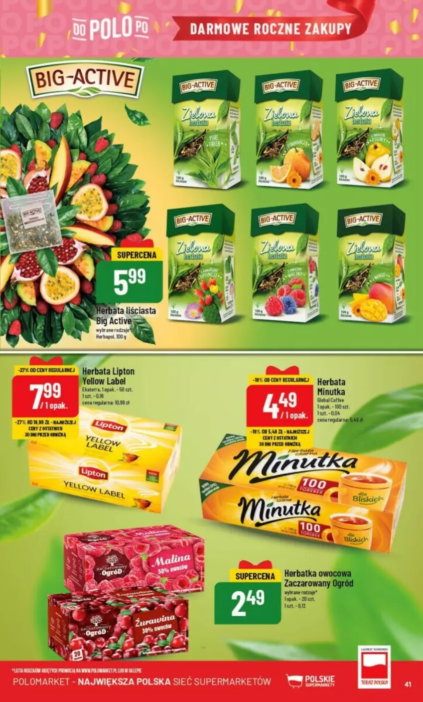 Gazetka promocyjna PoloMarket - ważna 18.10 do 24.11.2023 - strona 36 - produkty: Herbata, Lipton, Ogród