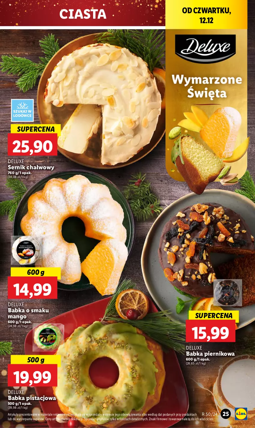 Gazetka promocyjna Lidl - GAZETKA - ważna 12.12 do 15.12.2024 - strona 27 - produkty: Babka, Mango, Piernik, Ser