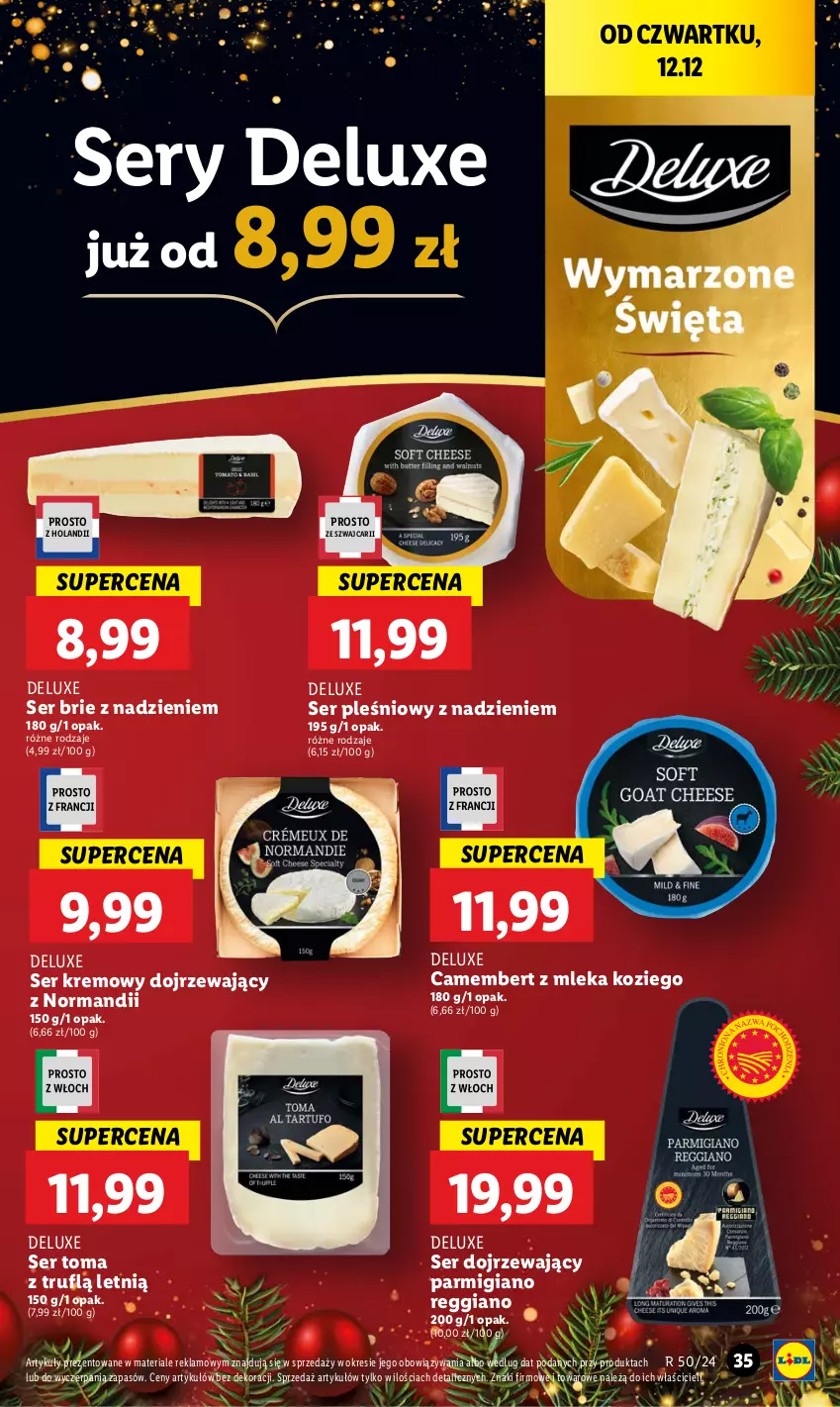 Gazetka promocyjna Lidl - GAZETKA - ważna 12.12 do 15.12.2024 - strona 37 - produkty: Brie, Camembert, Ser, Ser pleśniowy