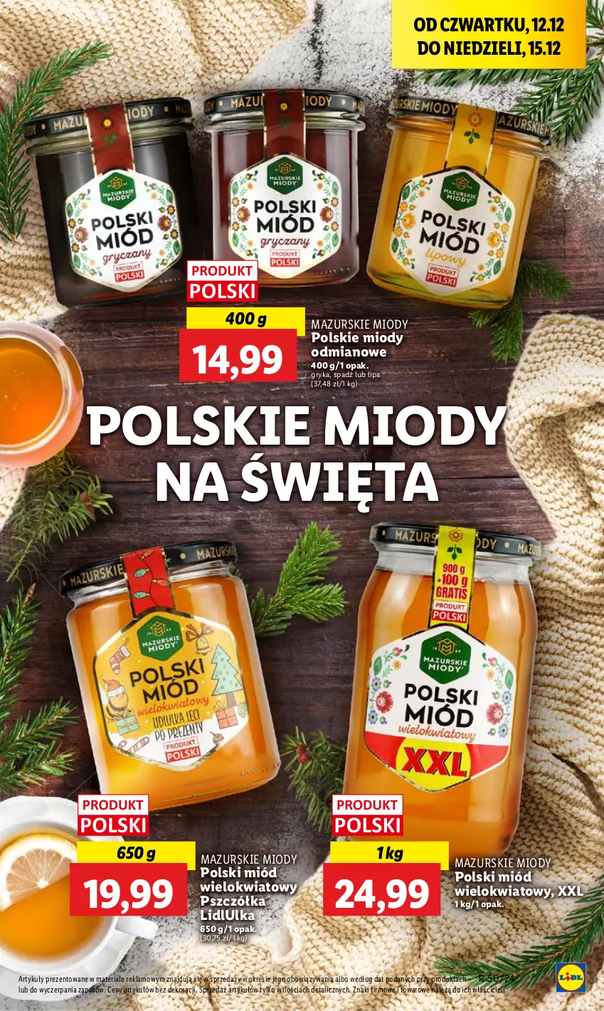 Gazetka promocyjna Lidl - GAZETKA - ważna 12.12 do 15.12.2024 - strona 51 - produkty: Gry, Miód