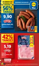 Gazetka promocyjna Lidl - GAZETKA - Gazetka - ważna od 15.12 do 15.12.2024 - strona 10 - produkty: Ser, Szynka konserwowa, Szynka, Kiełbasa, Kiełbasa śląska