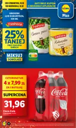 Gazetka promocyjna Lidl - GAZETKA - Gazetka - ważna od 15.12 do 15.12.2024 - strona 14 - produkty: Coca-Cola, Wazon, Groszek, Kukurydza